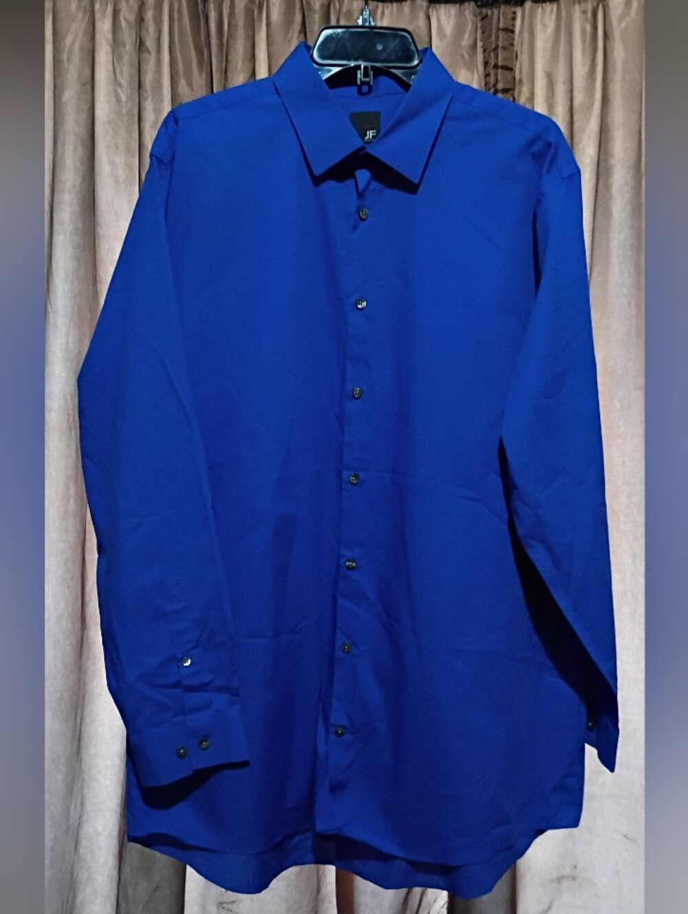 J. Ferrar Slim Fit Dress Shirt — Royal Blue (XL 17–17.5)